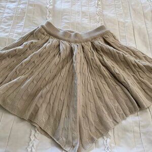 Cider Cable Knit Sweater Mini Skirt NEW XL Preppy Academia Flirty